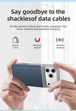 Xilecaly Smart Battery Charger Case For iPhone, Battery Pack Power Bank External Charging Cover For iPhone