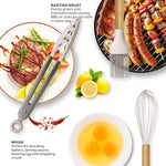 MasterBro 36pcs silicone utensil cooking set with holder