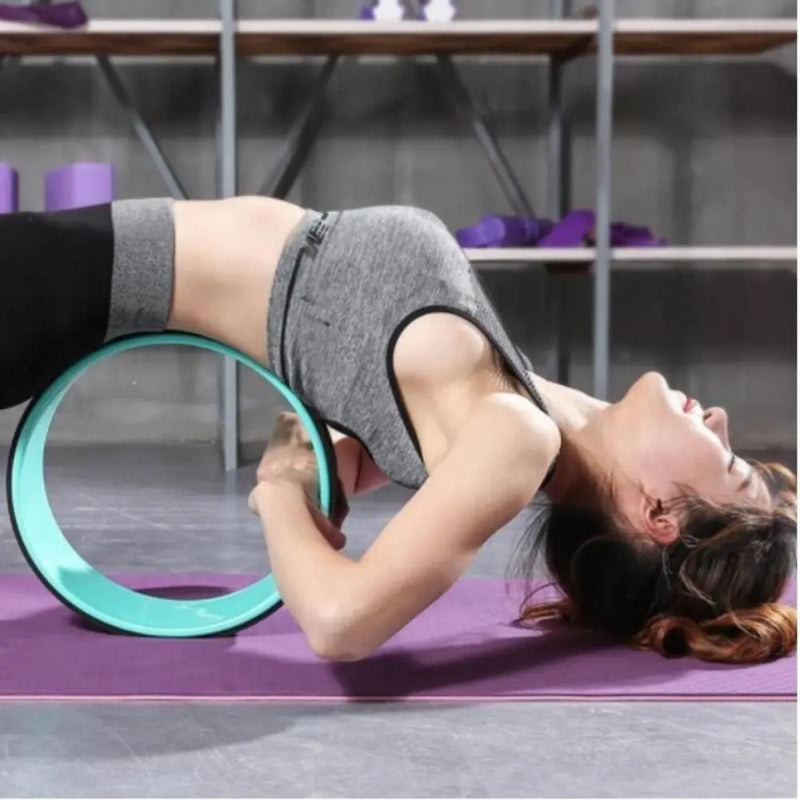 New Muscle Massage Yoga Wheel Back Training Waist Training Fitness Circle Training Tool Multi-Functional Pilates Ring Home Gym