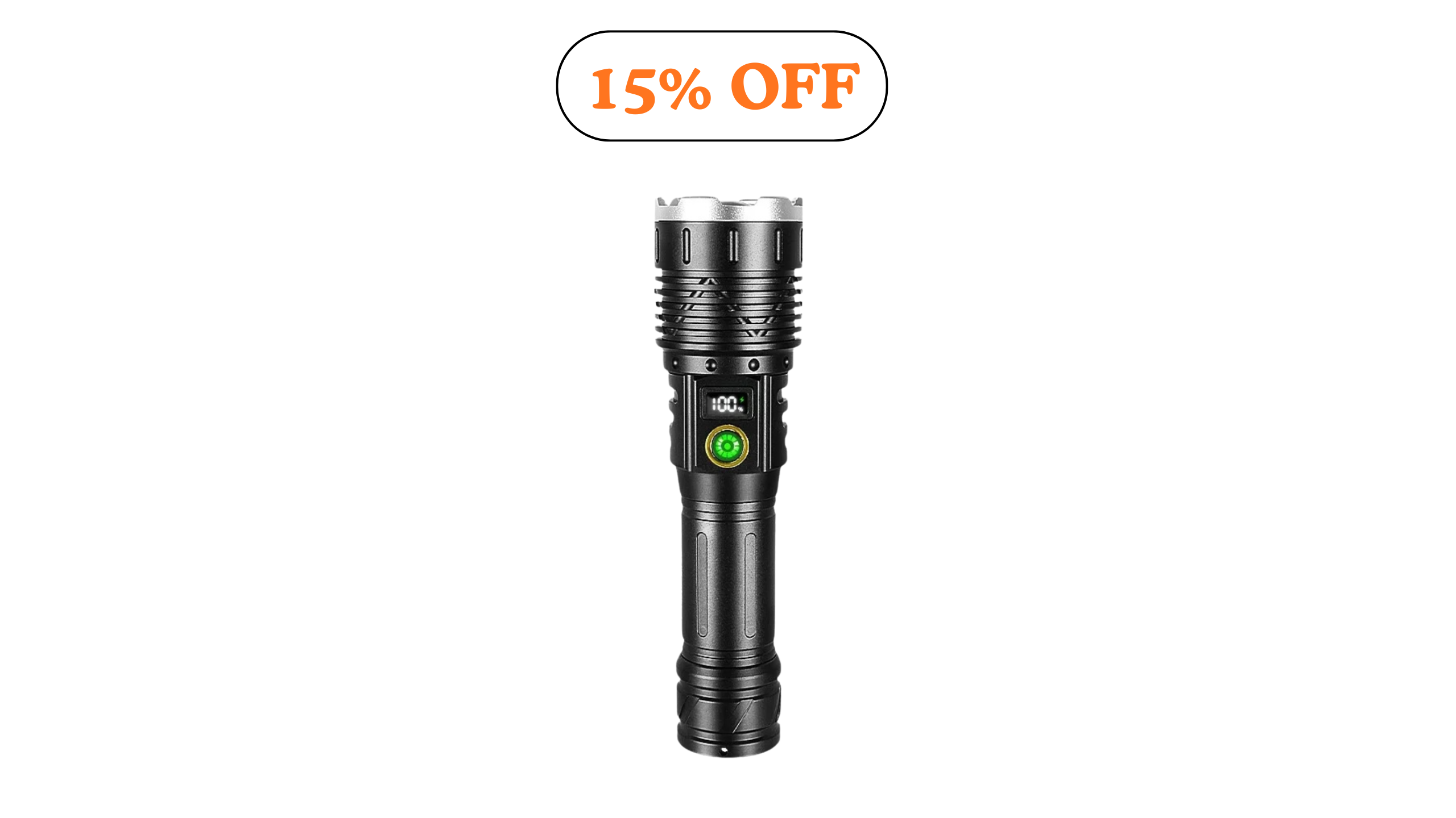 Gondiah Camping Powerful 2*300W LED Flashlight 8500000LM