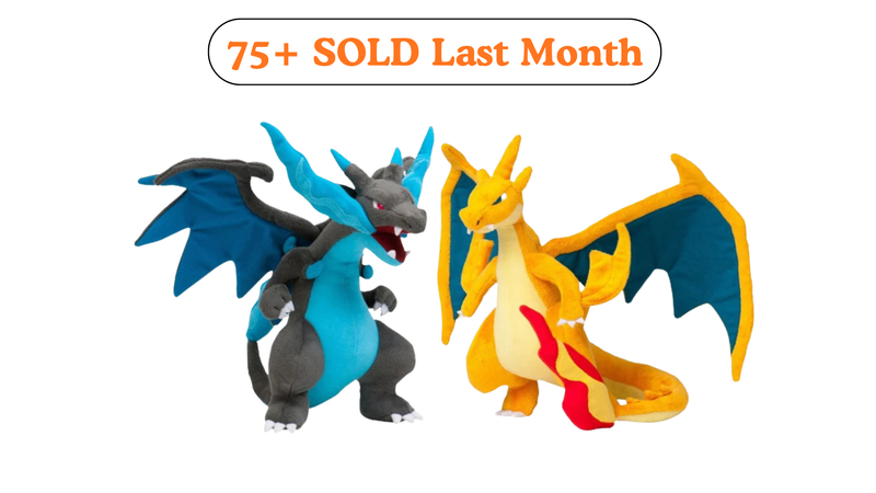 Mega Charizard Plush Toys Mega Evolution X & Y