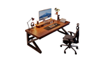 Dimart Computer Desk Thick Top Large Office Desk with Heavy Duty mm K-Shape Metal Frame for Home Office Gaming Easy Assembly Work-station