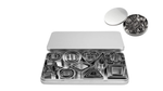 Weilton Multi-piece Set of Geometric Cookie Cutters, Stainless Steel Pastry Molds, Fruit Tools -perfect for DIY Baking and Fruit Cutting