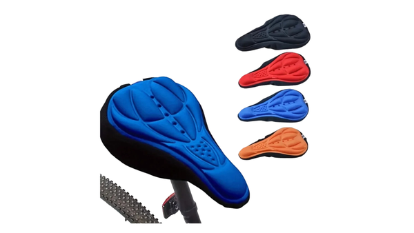 Cycmaster Mountain Bike 3d Saddle Cover Sponge Foam Seat Cushion Silicone Bicycle Seat Cushion Accessories Bicycle Seat Cover