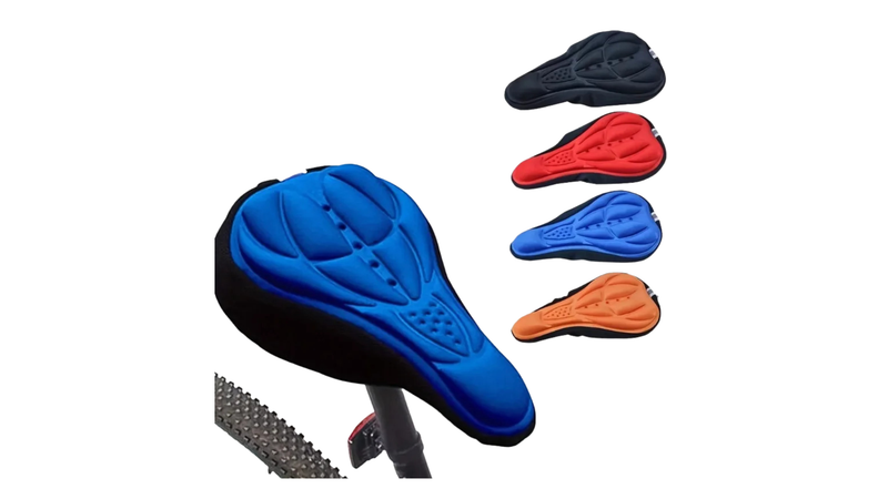 Cycmaster Mountain Bike 3d Saddle Cover Sponge Foam Seat Cushion Silicone Bicycle Seat Cushion Accessories Bicycle Seat Cover
