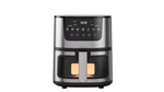 DIVEDEER 4L Household Visual Air Fryer - Large Capacity, Multifunctional, Stainless Steel Design for Home Use (Freidora Aire)