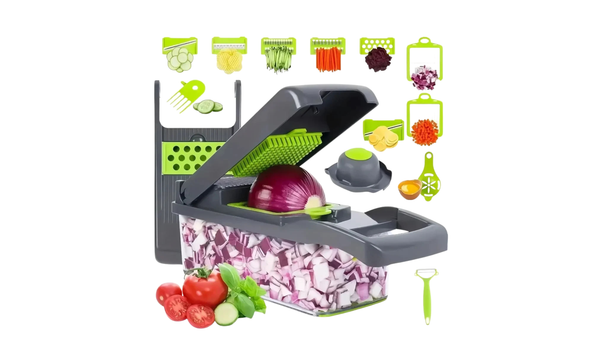 Galavilly Multifunctional Vegetable Chopper Handle Food Grate Food Chopper Vegetable Slicer Dicer Cut 14/16 in 1 Kitchen Items Cocina