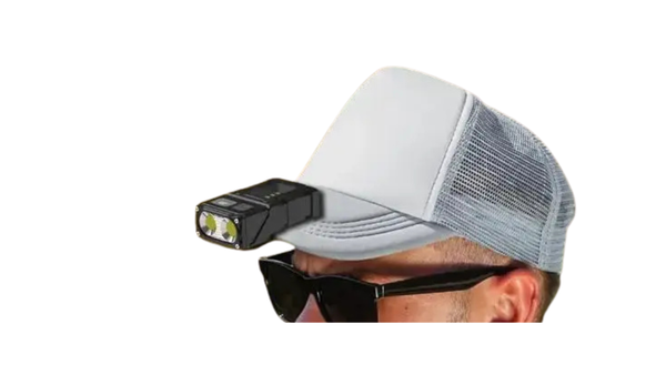 Clip-On Mini Portable LED Flashlight with Side COB Light Magnetic Tail USB Rechargeable