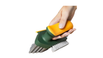 4 in 1 Squeegee Brush For Gap Groove Cleaning Tool Glass Scraper Kitchen Bathroom Floor Tire Cleaner Brushes Home Cleaning Brush