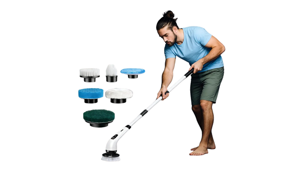 Cordless Household Spin Scrubber Kitchen Gadgets Hairbrushes Bathroom Broom Toilet Multipurpose Cleaning Brush Electric Mops