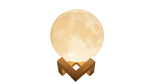 east Home Planet Lamp Moon Galaxy Night Light Art Painting Graffiti Birthday Gift Bedroom Living Room Decoration (With Stand)