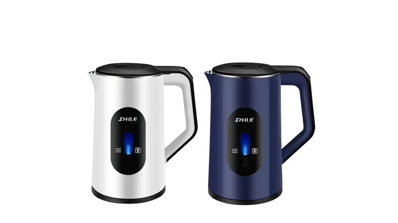 wAvvle 2.2L Stainless Steel Electric Digital Display Large Tea Kettle Auto-Shutoff Thermal Water Kettle 1500W Fast Boil Tea Pot Kettle