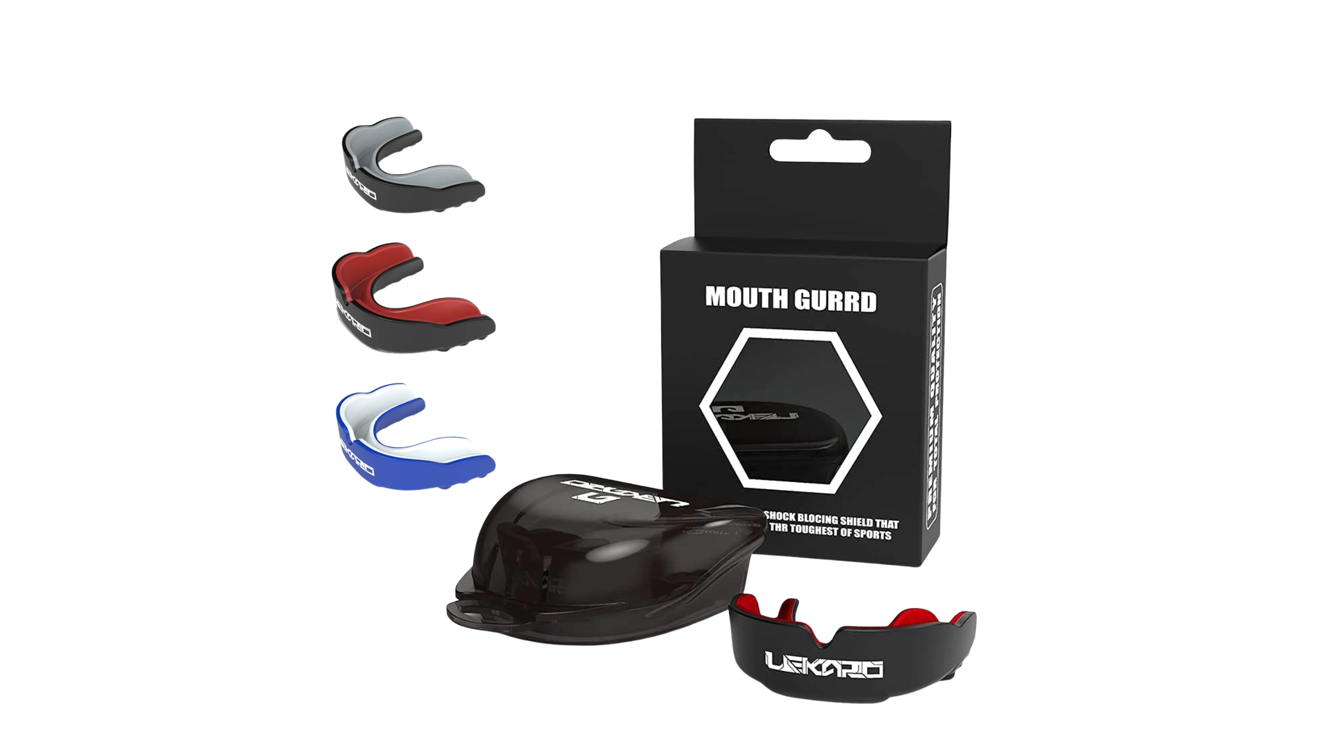 Professional Fighting Sports Mouthguard Boxing Mma Muay Thai Training Tooth Protection Set Children'S Fighting Tooth Guard