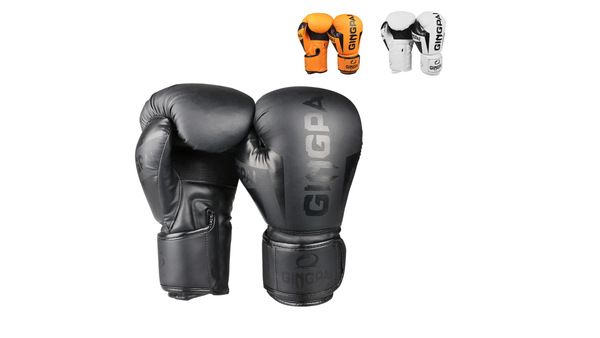 GINGPAI Boxing Gloves for Men Women Kid,Leather Boxing Gloves for Punching Bag,Kickboxing,Muay Thai Fighting Gloves 6/8/10/12oz