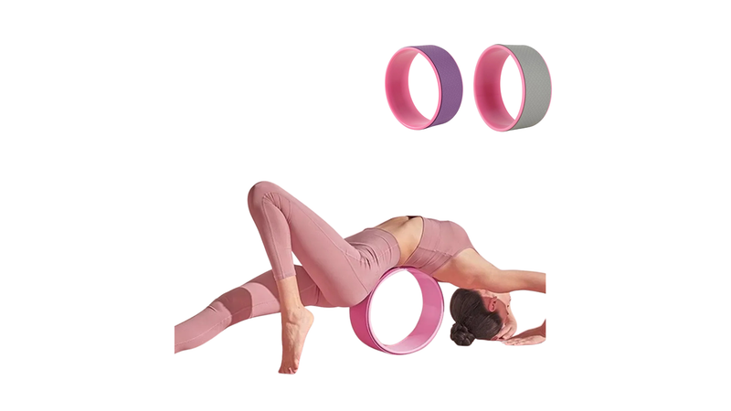 New Muscle Massage Yoga Wheel Back Training Waist Training Fitness Circle Training Tool Multi-Functional Pilates Ring Home Gym