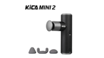 KiCA Mini 2 Fascia Gun 4 Gear Aluminum Portable 3000rpm Deep High Speed 3 Massage Heads Gun for Sport, 195g