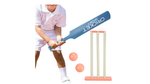 Children Cricket Set Stumps with Stand 2 Balls for Holiday Yard Outdoor