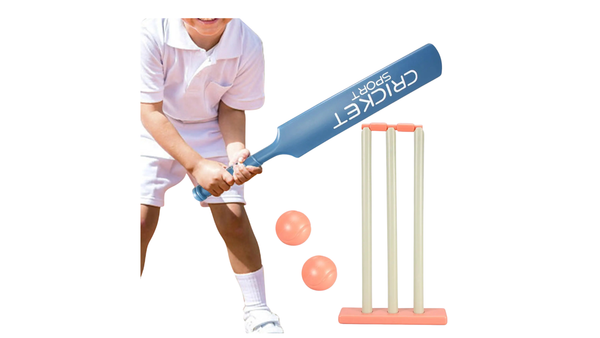 Children Cricket Set Stumps with Stand 2 Balls for Holiday Yard Outdoor