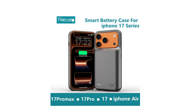 Xilecaly Smart Battery Charger Case For iPhone, Battery Pack Power Bank External Charging Cover For iPhone