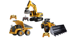 east Toys Remote Control Excavator, Dump Truck, Bulldozer