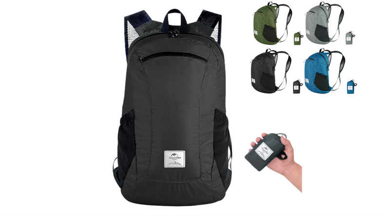 Naturehike Camping Backpack Portable Ultralight Waterproof Nylon Bag 18L