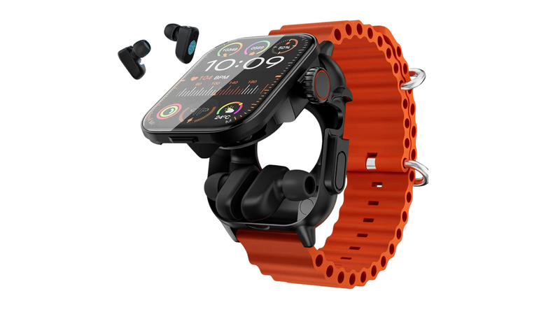 east Tech 2-in-1 smartwatch Bluetooth with headphones smartwatch