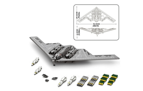 Lego STYLE B2 Stealth Bomber 2063pcs Building Blocks