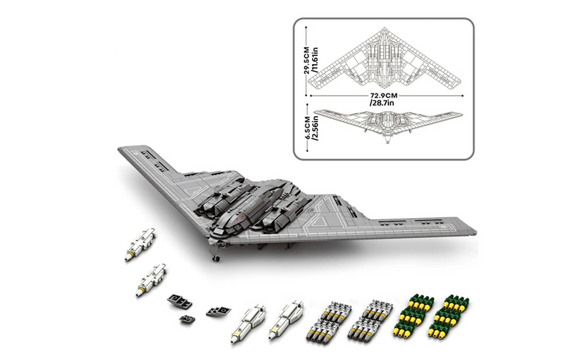 Lego STYLE B2 Stealth Bomber 2063pcs Building Blocks