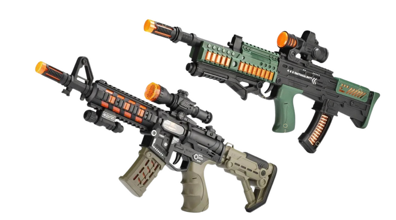 AK/SCAR Toy Rifle – Sound, Light & Vibration