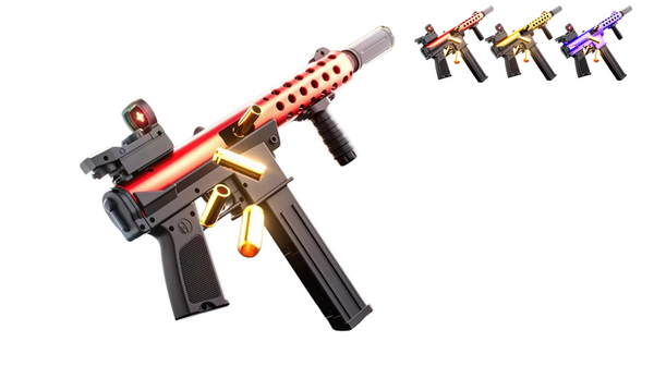 TEC9 Submachine Gun Toy Soft Bullet Shell Toy Gun
