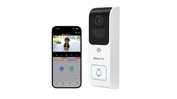 ARCCTV Video Doorbell Camera, 2K Dual-band WiFi