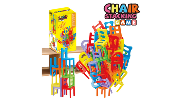 Chair Stacking Toy Set, Stacking Chairs, Parent-Child Gathering Interactive