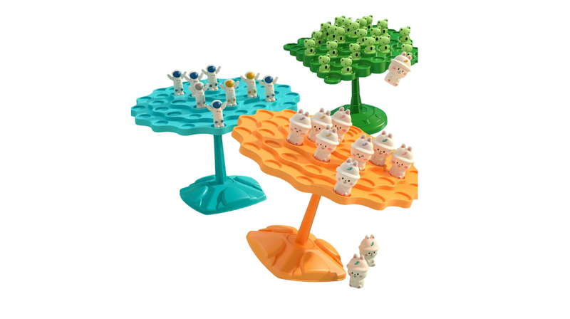 Fun Frog Balance Tree Children Math Toys Balancing Board Game